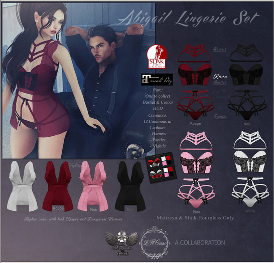 [The Forge] Abigail Panty, Maitreya, Pink.