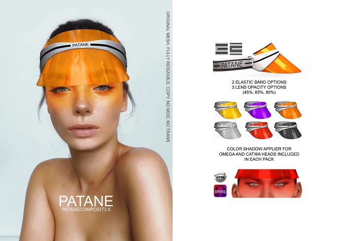 Patane. Patanecomposit3.0 Visor in Clear
