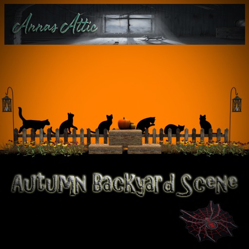 AUTUMN BACKYARD SCENE