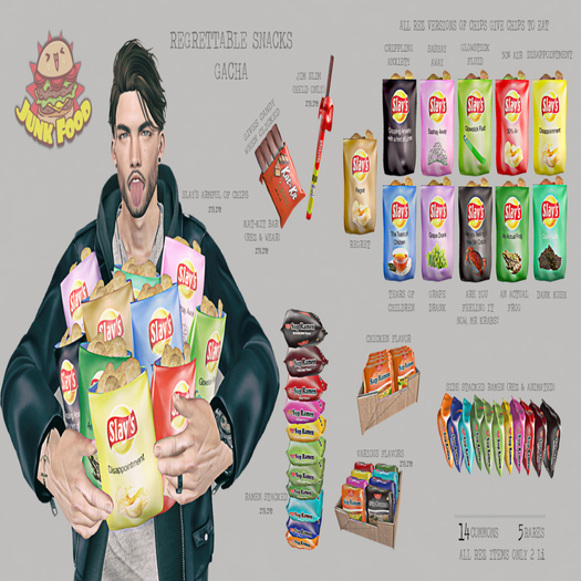 Junk Food - Slay's 50% Air Chips