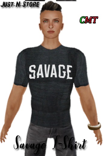 JustNstore- Savage Shirt Black