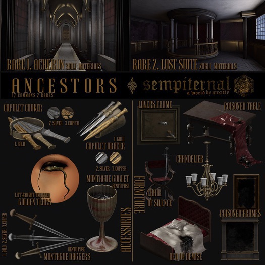 + SEMPITERNAL [Ancestors] Capulet Choker GOLD