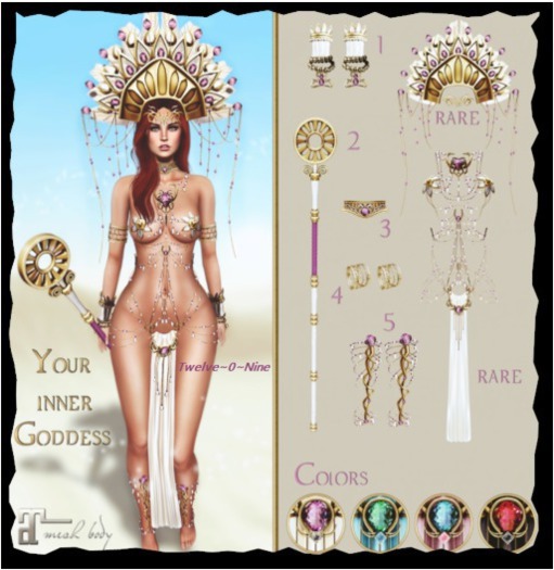 Belle Epoque { Your Inner Goddess } Black Chocker (box)