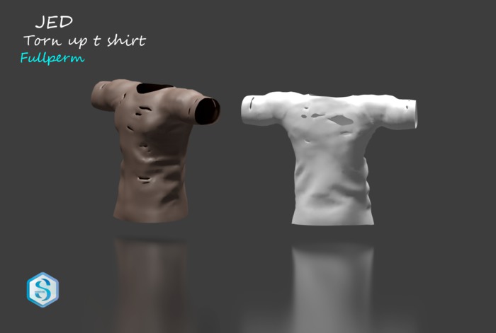 Torn up t shirt SIGNATURE fullperm 126