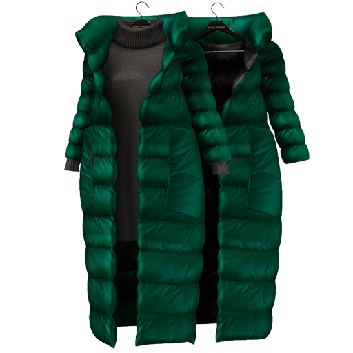 fame femme : Bella Puff Coat Set - Eden