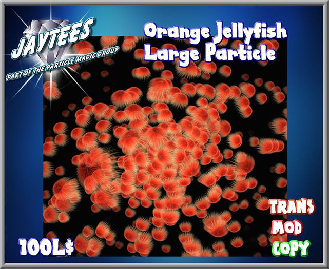 Orange Jellyfish Particle