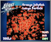Orange Jellyfish Particle