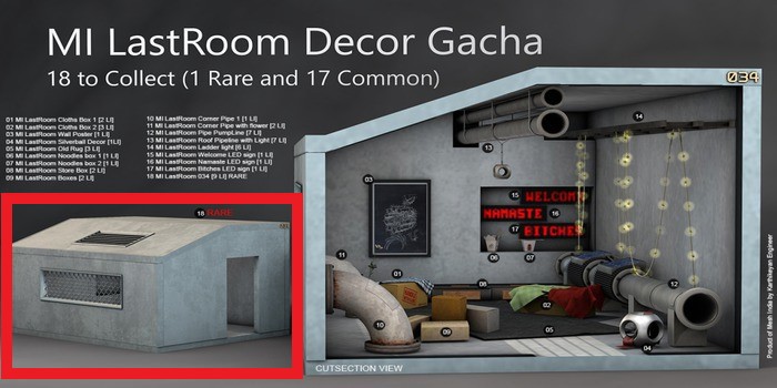18 MI LastRoom 034 [9 LI] RARE
