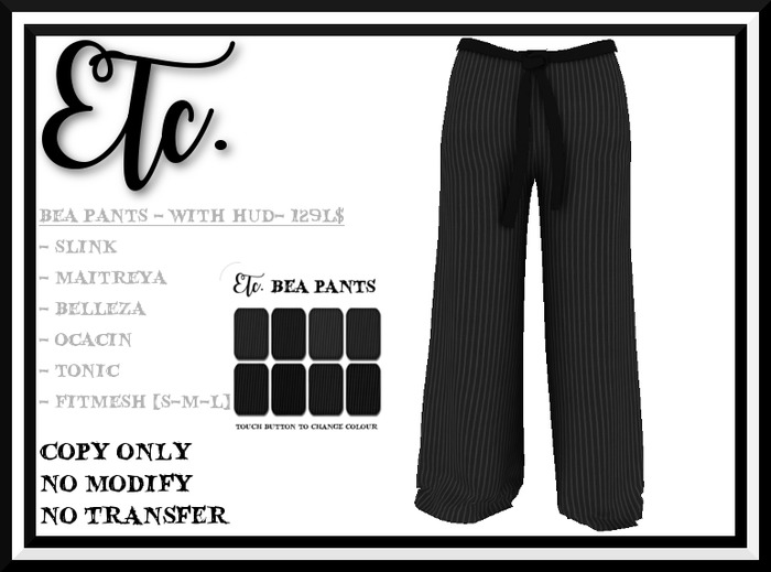 DEMO Etc. Bea Pants
