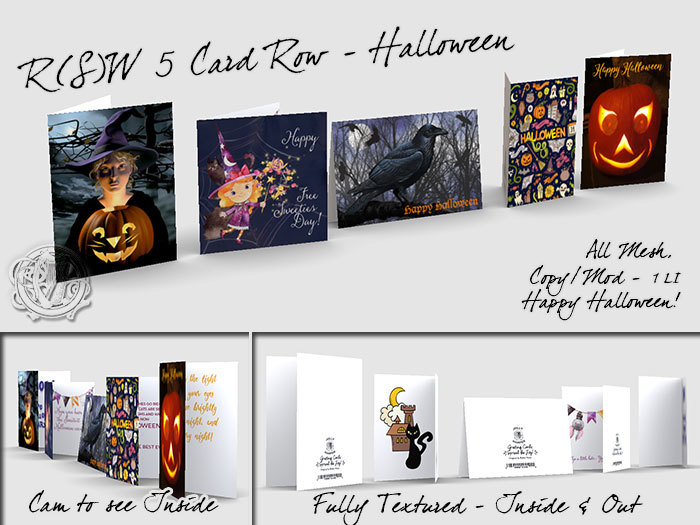 R(S)W 5 Card Row - Halloween