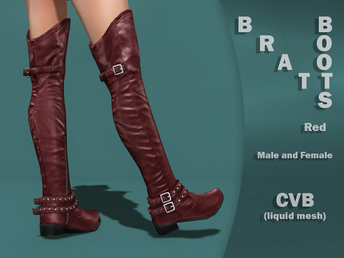 Brats Boots red
