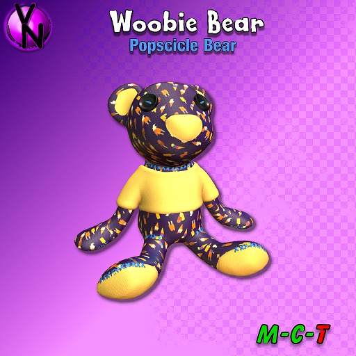 ~VN~ Popscicle Woobie Bear    -Boxed