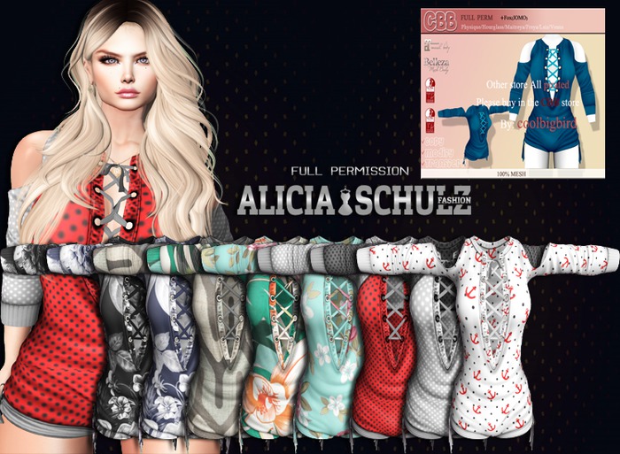 [ASFP] Texture for CBB-159 Full Perm - Set 1