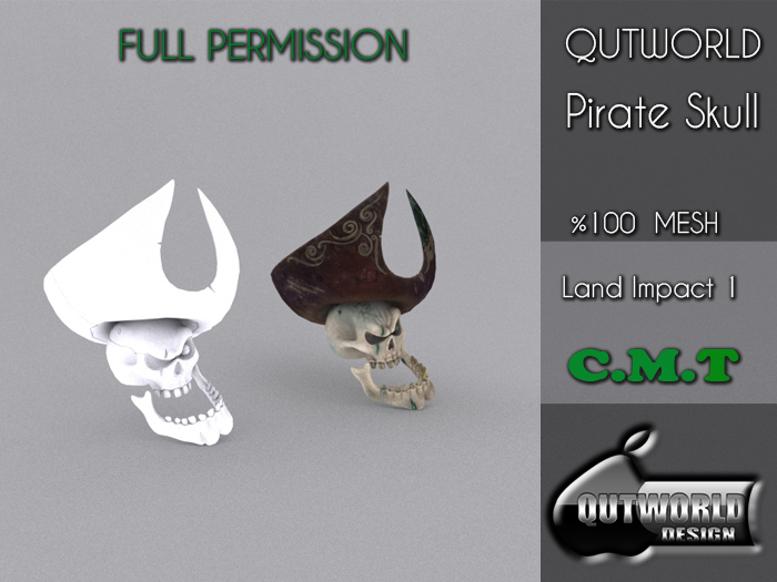 .::QUTWORLD Pirate Skull::.FP Unpack (ADD)