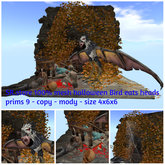 SR.store 100% mesh halloween Bird eats heads