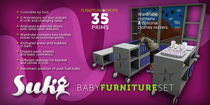 SUKi Baby Furniture Rolling Set 2.0