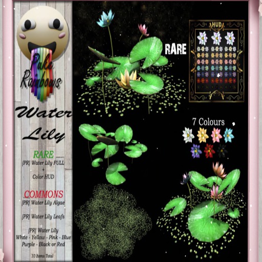 [PR] Water Lily - Black <<COMMON>>