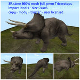 SR.store 100% mesh full perm Triceratops