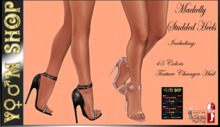 YM SHOP_Mackelly Studded Heels