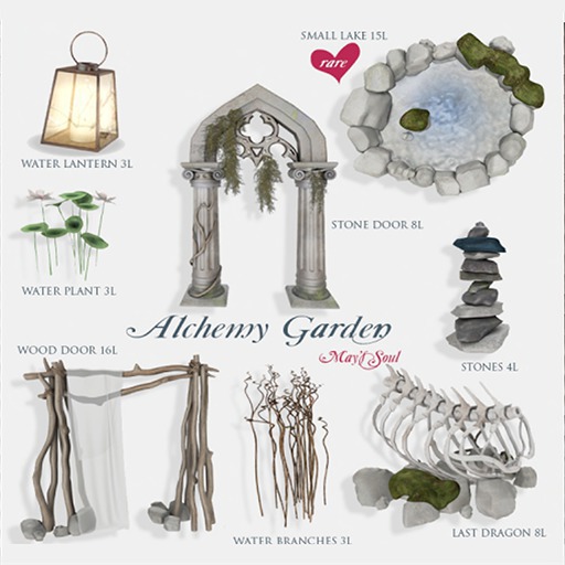 *May's Soul* Alchemy garden. small lake RARE