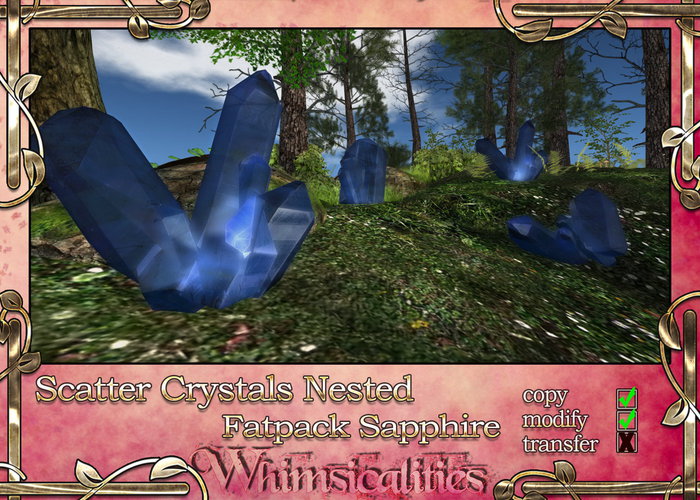 Sapphire Scatter Crystals: Nested (Fatpack)