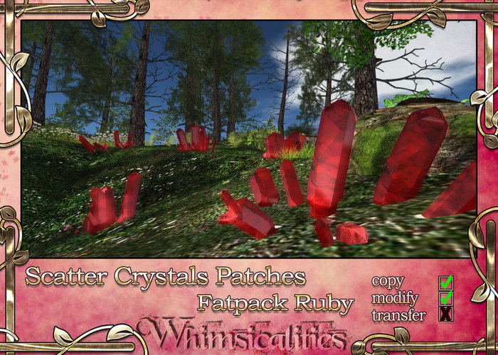Ruby Scatter Crystals: Patches (Fatpack)