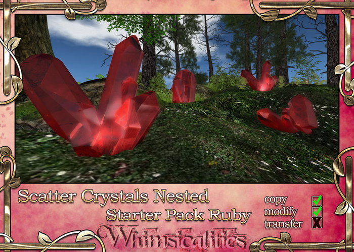 Ruby Scatter Crystals: Nested (Starter Pack)