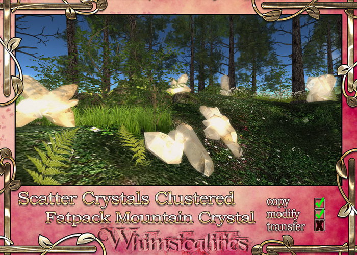 Mountain Crystal Scatter Crystals: Clustered