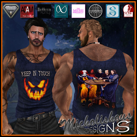 * Mikolishous Designs * AB PU-Tank-Keep In Touch
