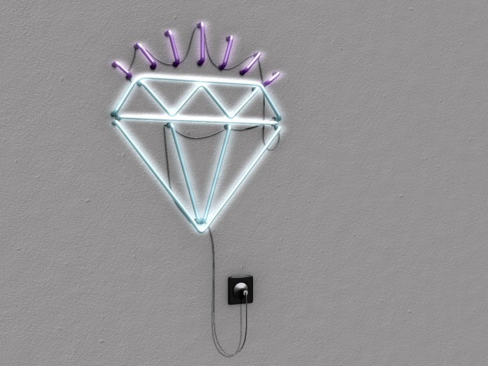 floorplan. neon II / bling white