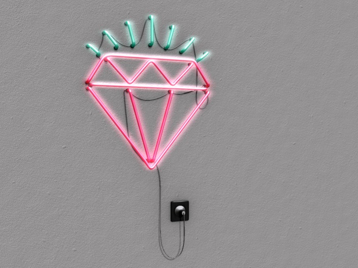 floorplan. neon II / bling pink