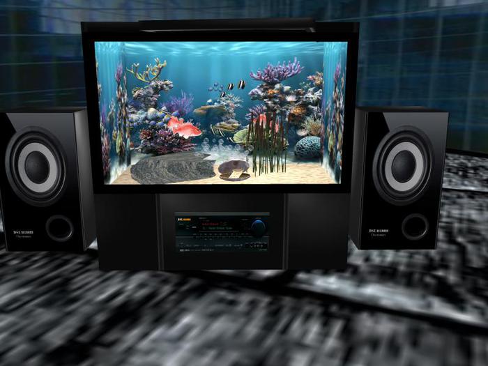 fish tank radio