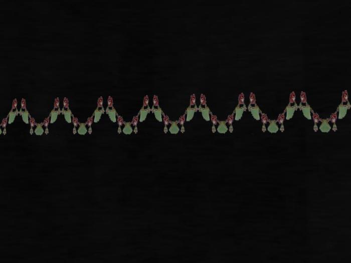 holiday garland banner