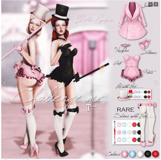 Belle Epoque { Challenge Me } Jacket Black (Box)