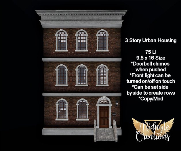 <MC> 2018 Urban housing 3 story (Unpacker Hud)