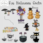 GACHA happy halloween half colorable RARE