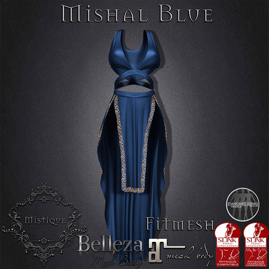 **Mistique** Mishal Blue (wear me and click to unpack)
