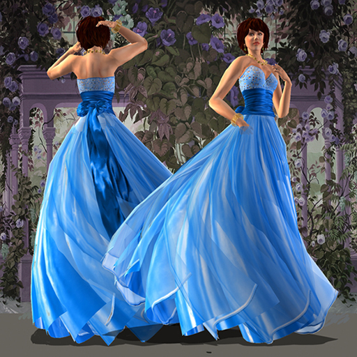 (AlaFolie) LADY  AZURE longue