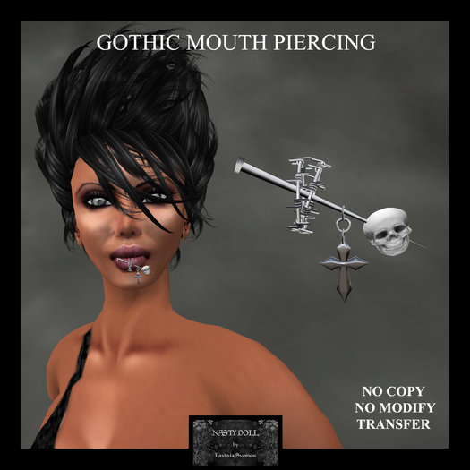 NASTY DOLL - GOTHIC MOUTH PIERCING
