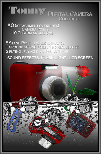 Tonny Digital Camera - Colorful - V1.1 
