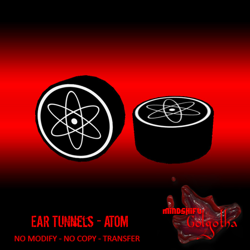 Mindshift - Gothic Earrings Ear Tunnels (Atom)