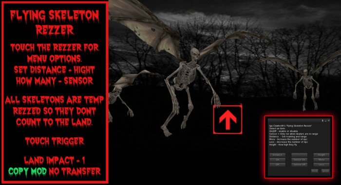 Flying Skeleton Rezzer