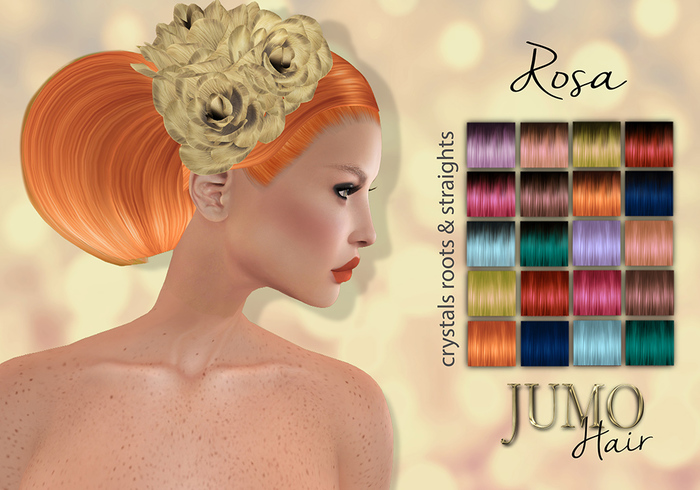 .:JUMO:. Rosa Hair Crystals