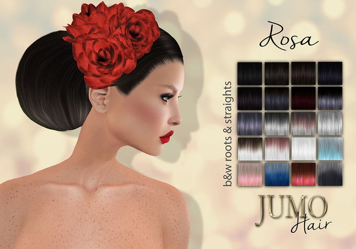 .:JUMO:. Rosa Hair Black&Whites