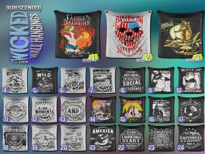 [Kres] Wicked Wall Hangings - 03 - RARE