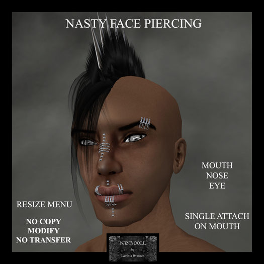 NASTY DOLL - NASTY FACE PIERCING
