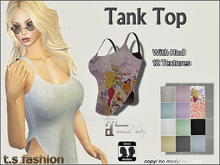 [ T.S Fashion ]Tank Top with Hud