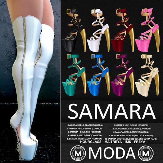 #8 [MODA] SAMARA HEELS & METALS HUD (BEIGE/COMMON)