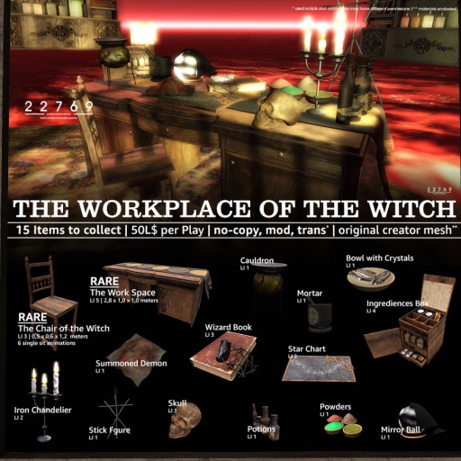 22769 - Powders - COMMON - The Workplace of the Witch Gacha