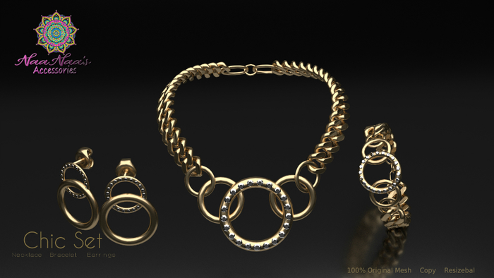 NaaNaa's Chic  Set Silver  [Wear Me]